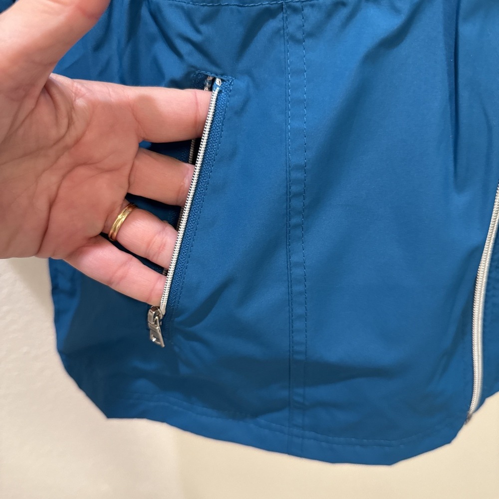 Style & Co Sport Teal Lightweight Hooded Jacket Women's Size Small NWT - Picture 2 of 12